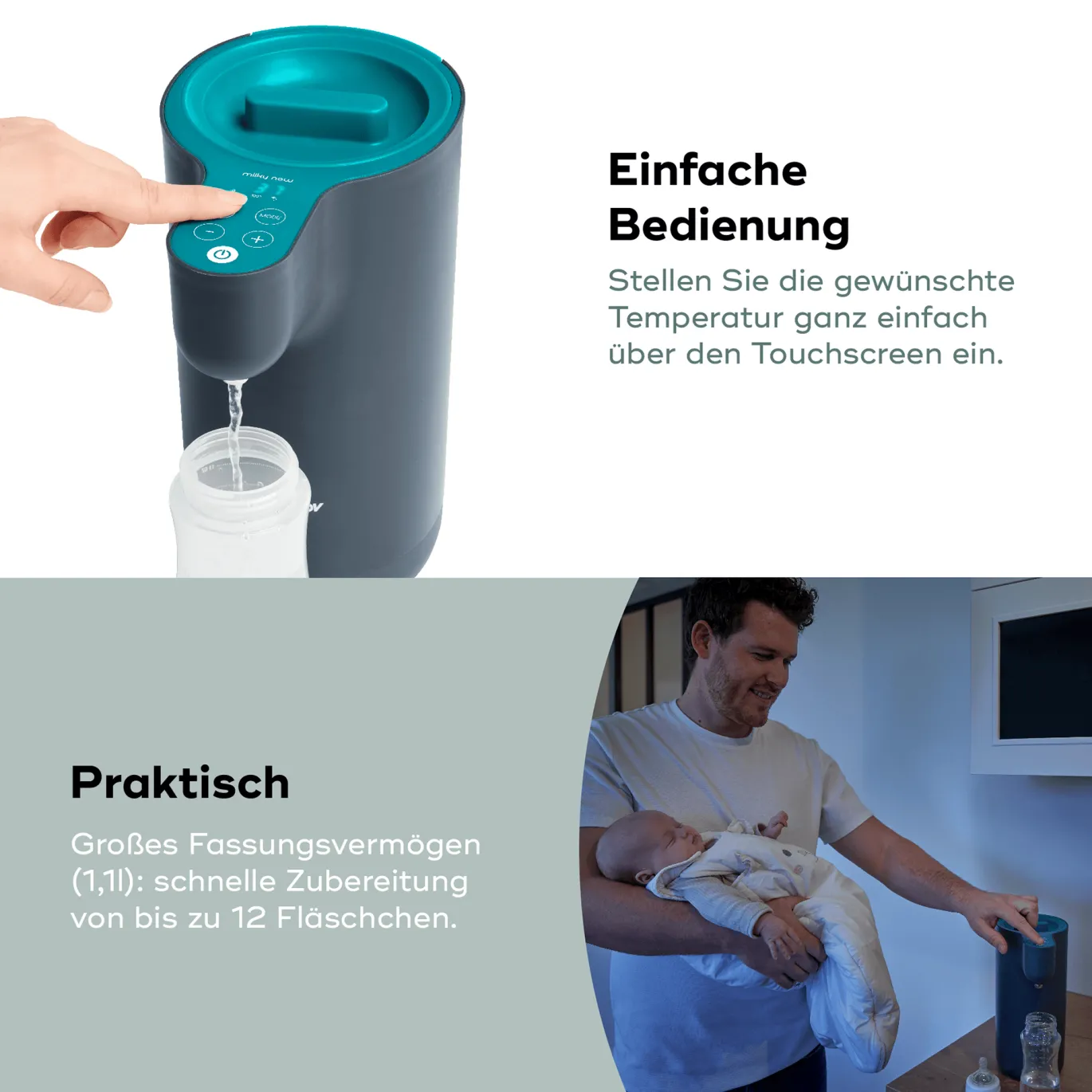 Babyfläschchenzubereiter Milky Now
