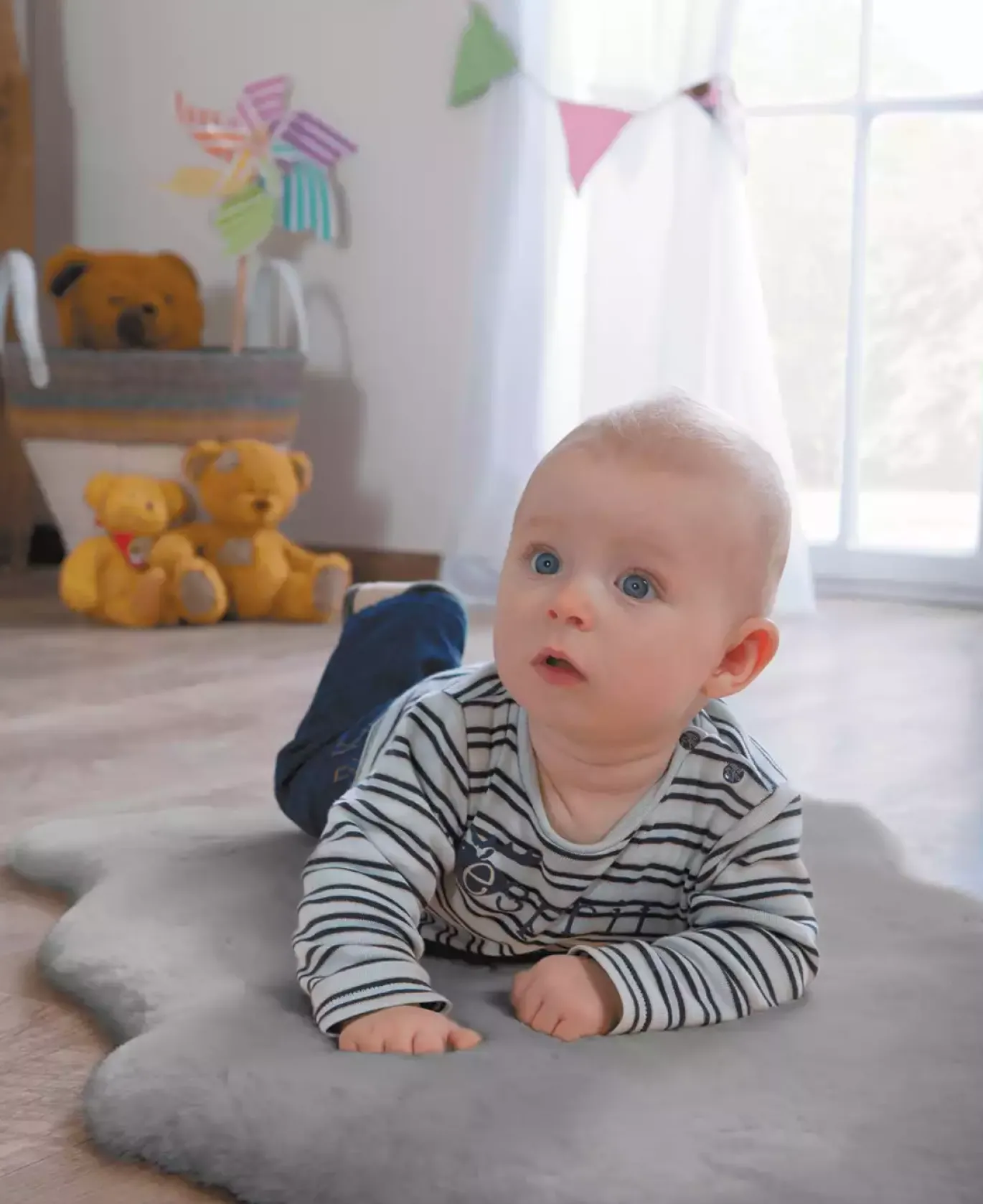 Babylammfell 80/90 cm