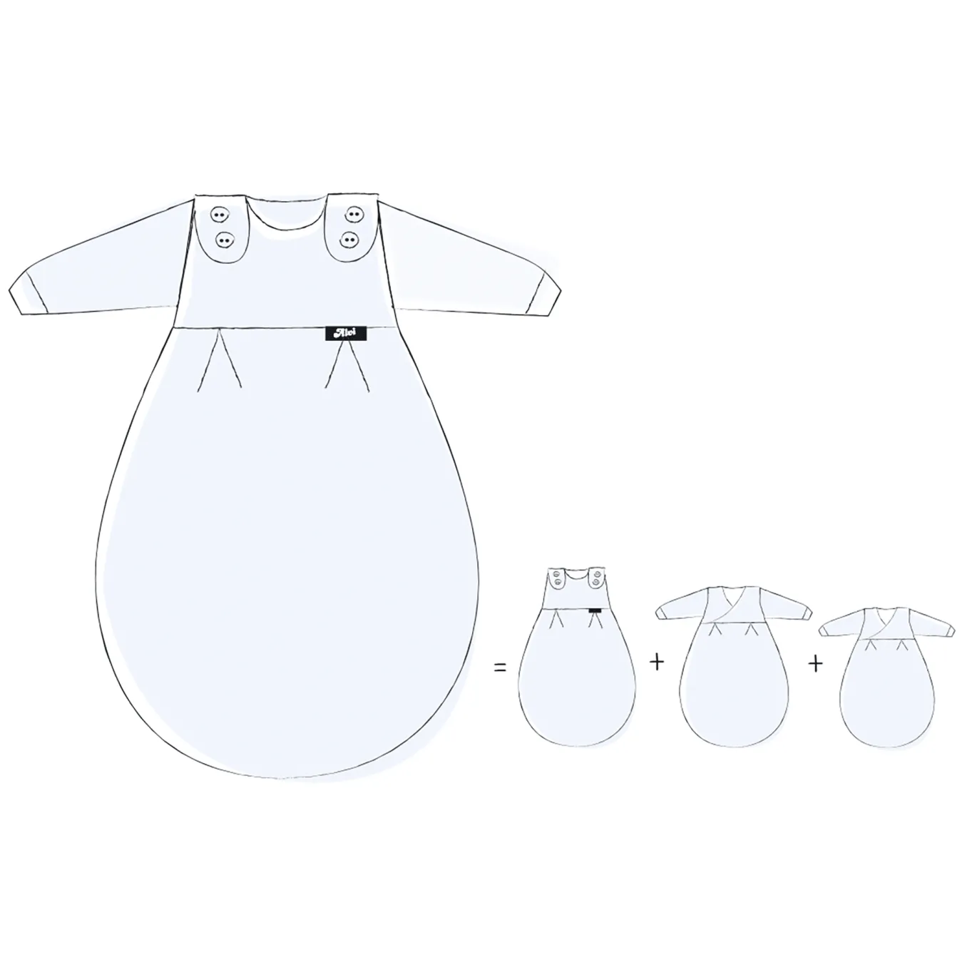 Baby-Mäxchen Schäfchen Gr. 56/62