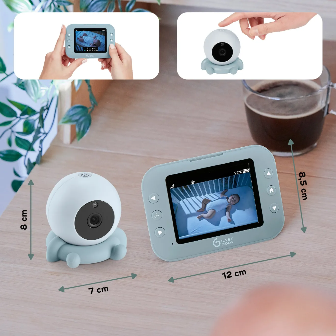 Babyphone mit Kamera YOO ROLL und Zusatzkmaera YOO ROLL
