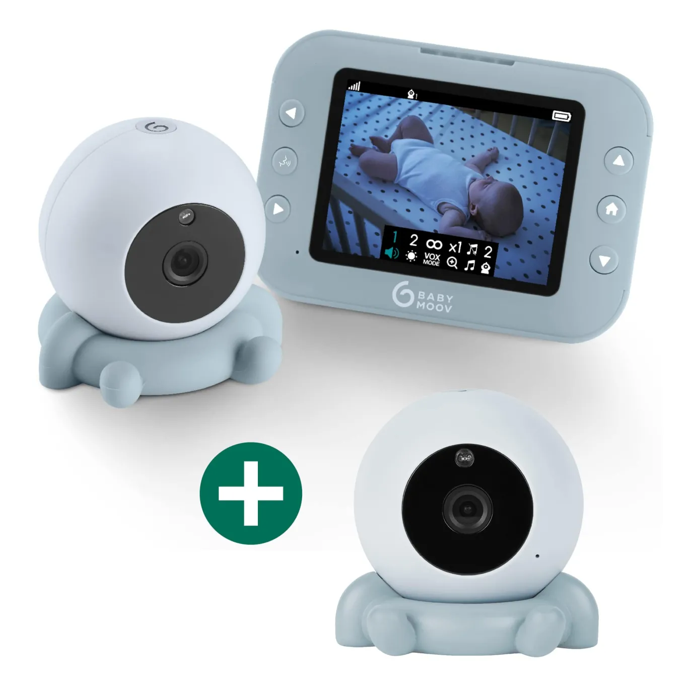 Babyphone mit Kamera YOO ROLL und Zusatzkmaera YOO ROLL