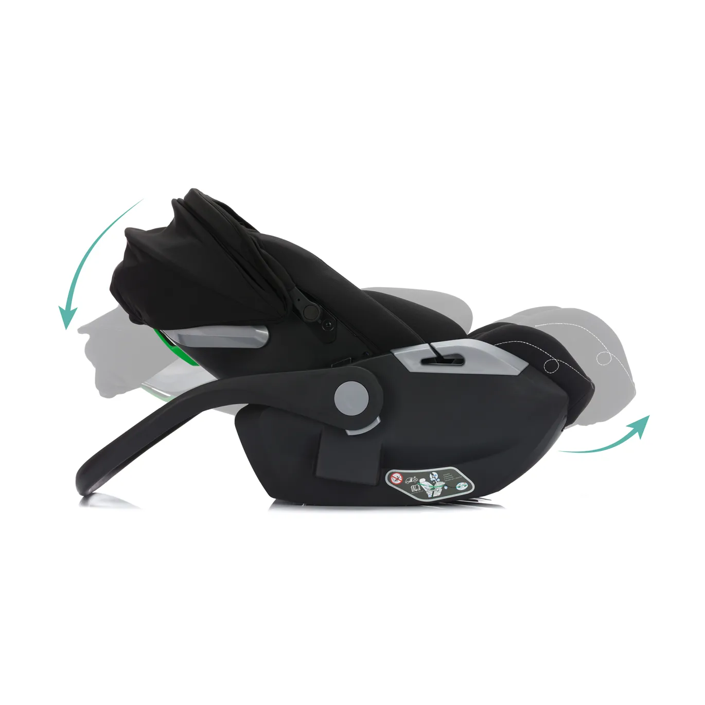 Babyschale Noa mit Base 360 Black