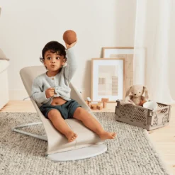 Babywippe Balance Soft Beige/Grey