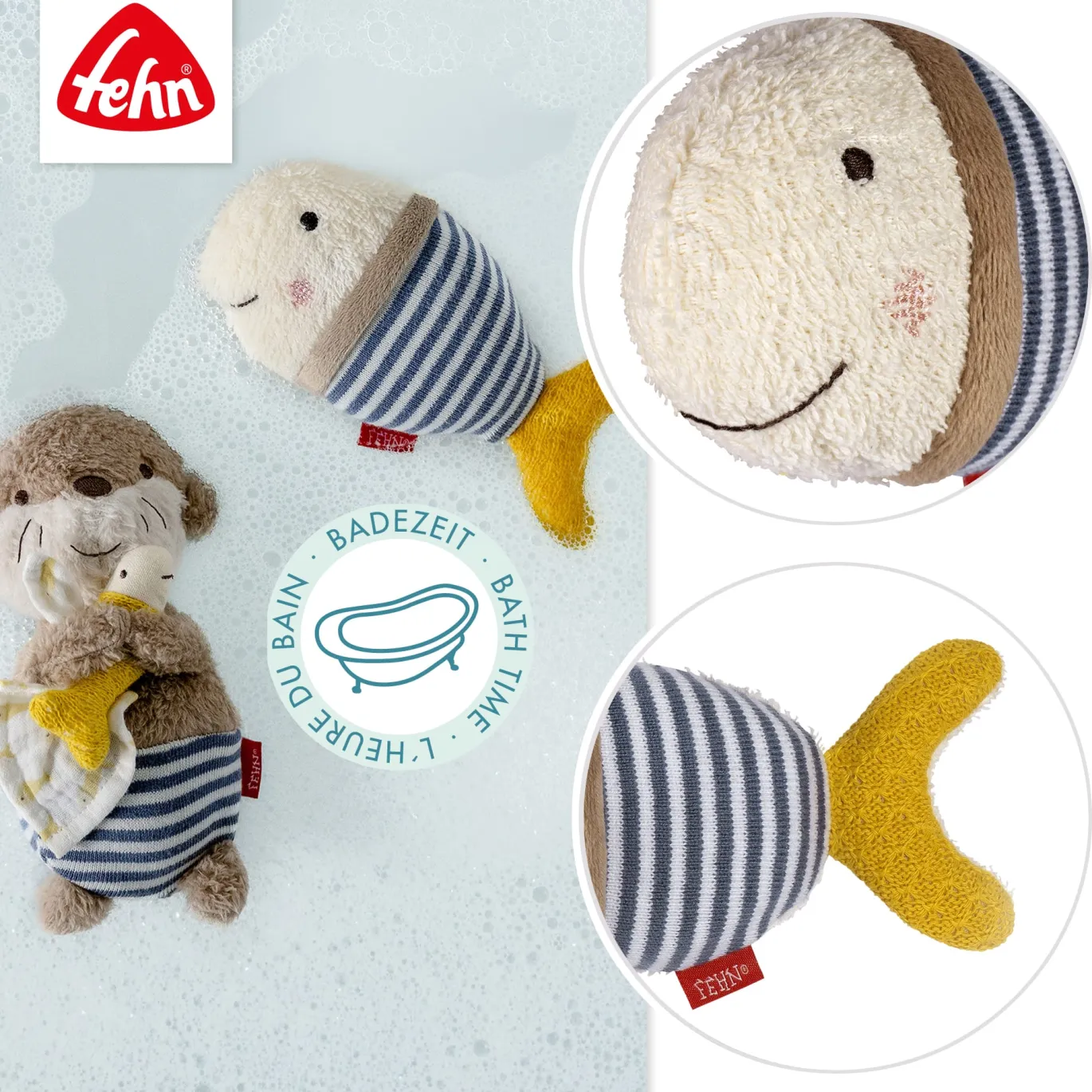 Bade-Schwamm Fisch