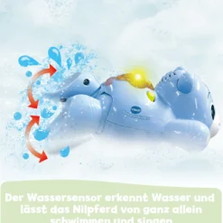 Badespaß Nilpferd