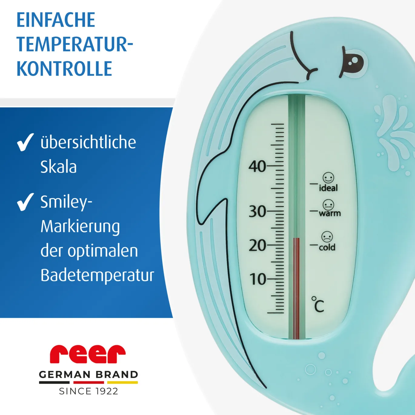 Badethermometer Wal