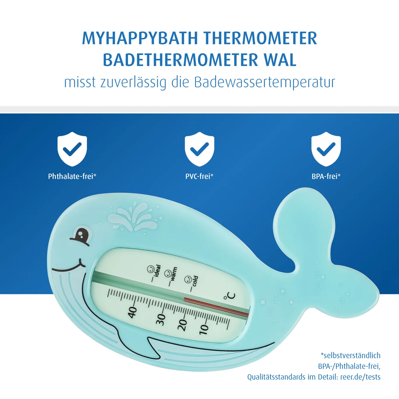 Badethermometer Wal