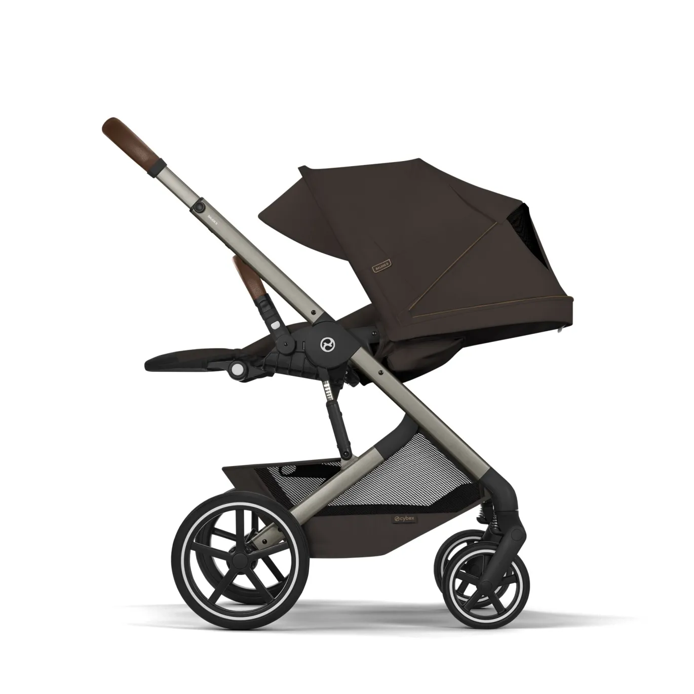Balios S Lux Chocolate Brown mit Rahmen in Taupe 26