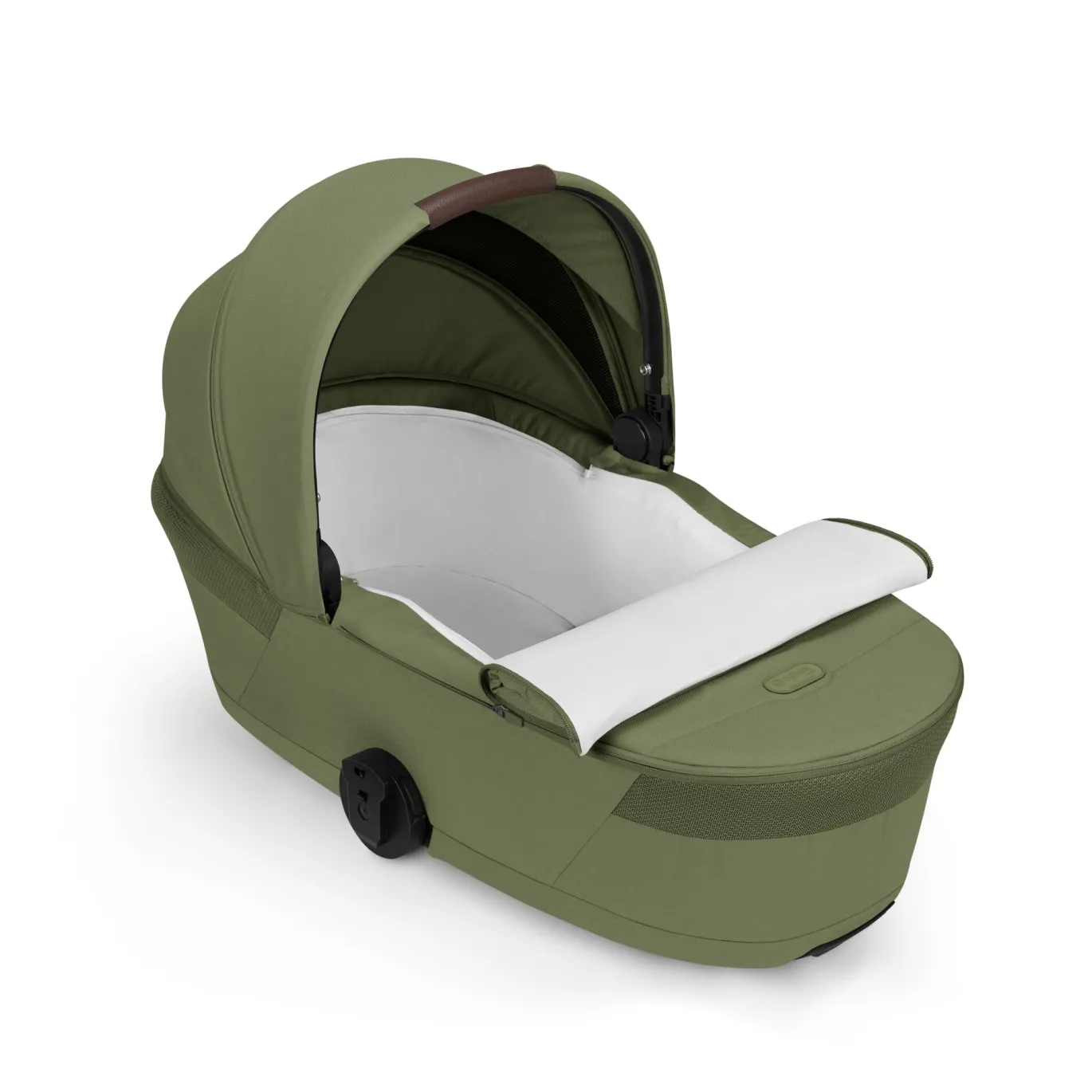Balios S Lux & faltbare Wanne Moss Green mit Rahmen in Taupe 26