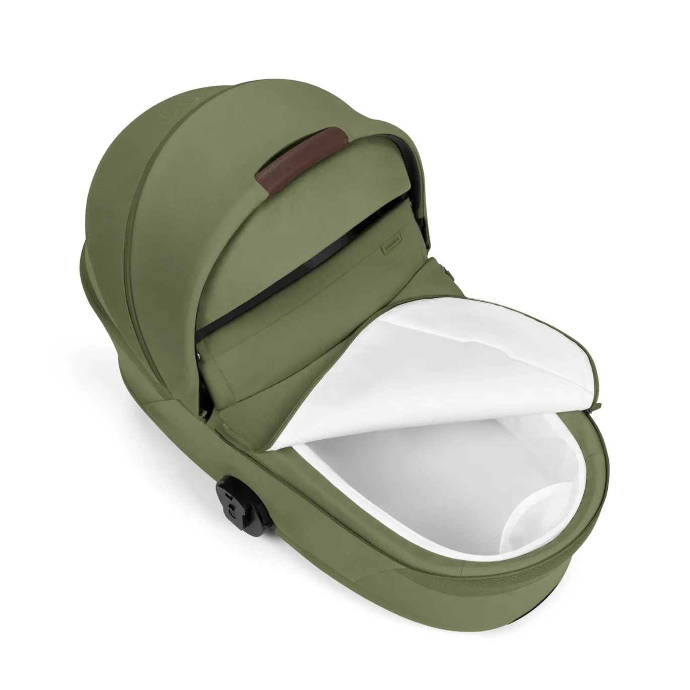 Balios S Lux & faltbare Wanne Moss Green mit Rahmen in Taupe 26