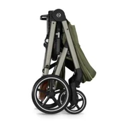 Balios S Lux & faltbare Wanne Moss Green mit Rahmen in Taupe 26