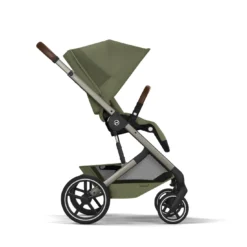 Balios S Lux & faltbare Wanne Moss Green mit Rahmen in Taupe 26