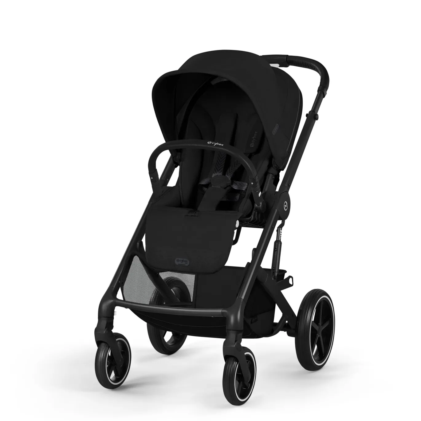 Balios S Lux & faltbare Wanne Moon Black mit Rahmen in Black 26