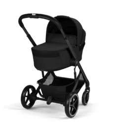 Balios S Lux & faltbare Wanne Moon Black mit Rahmen in Black 26