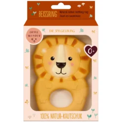 Beißring aus Naturkautschuk Löwe