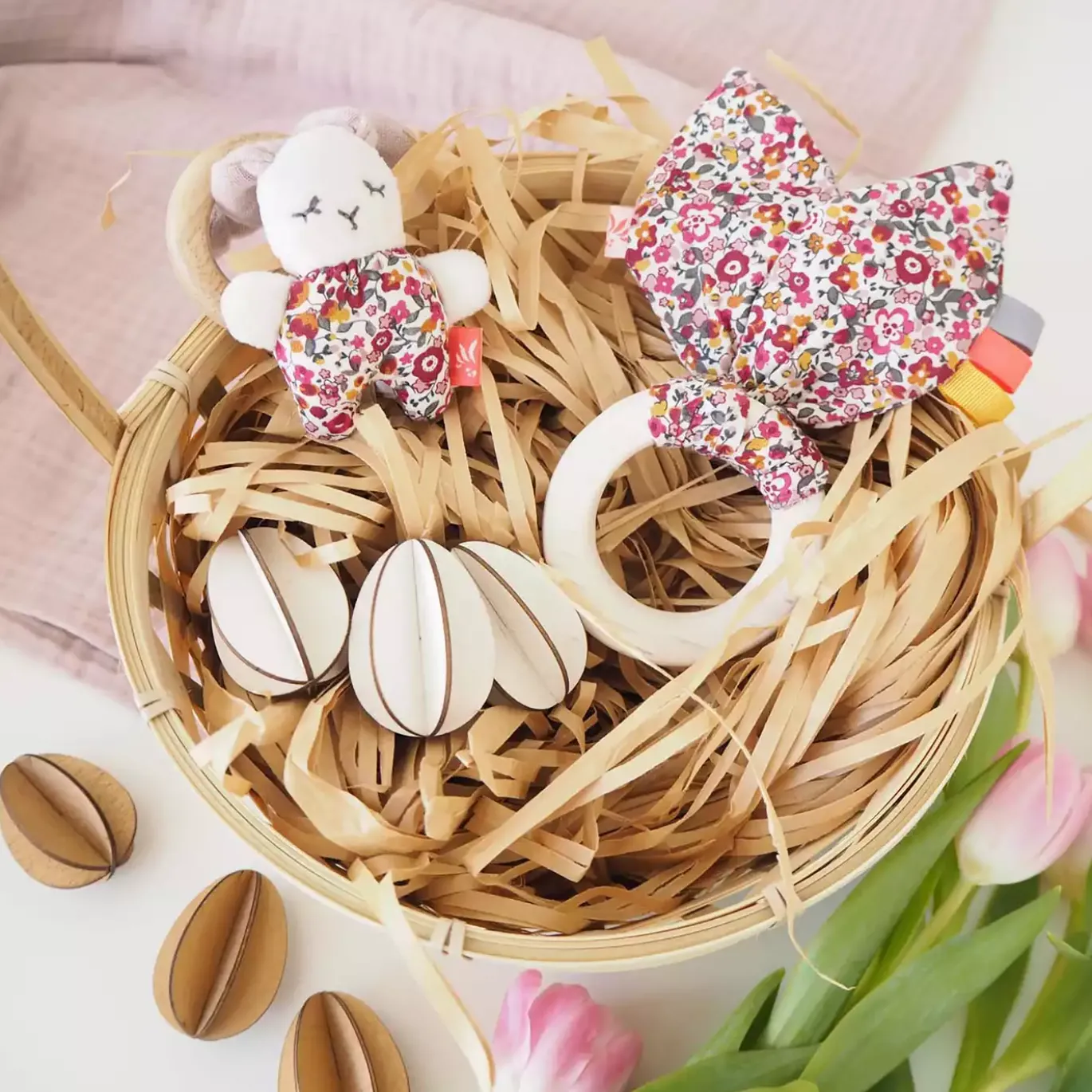 Beißring Hase Millefleurs