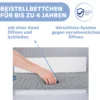Beistellbett NEXT2ME Forever Ash Grey