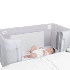 Beistellbett NEXT2ME Forever Ash Grey