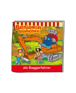 Benjamin Blümchen als Baggerfahrer