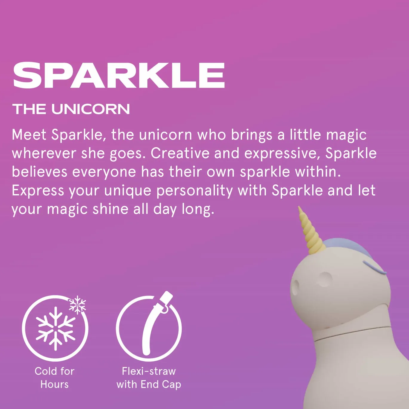 Bestie Trinkflasche Einhorn
