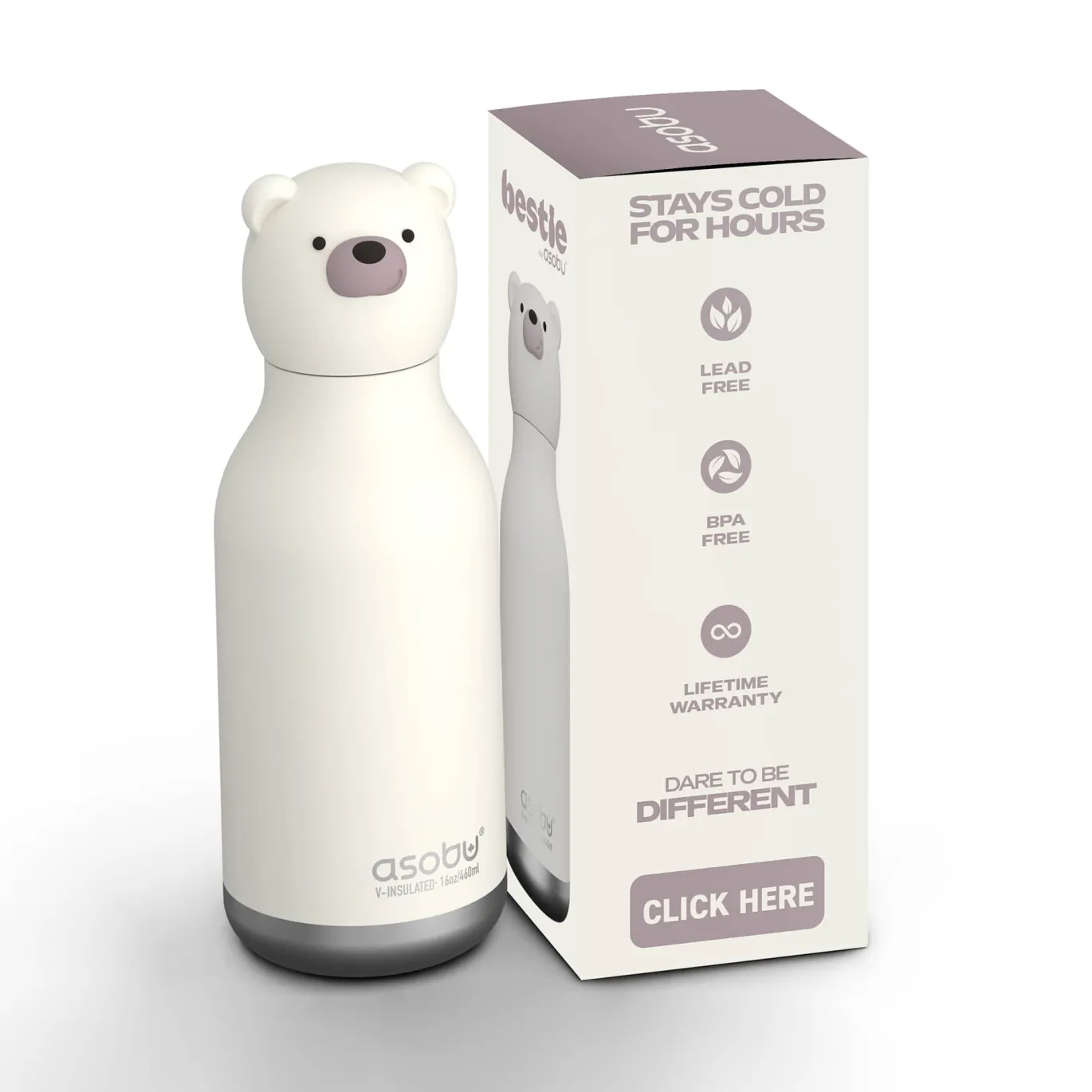 Bestie Trinkflasche Eisbär