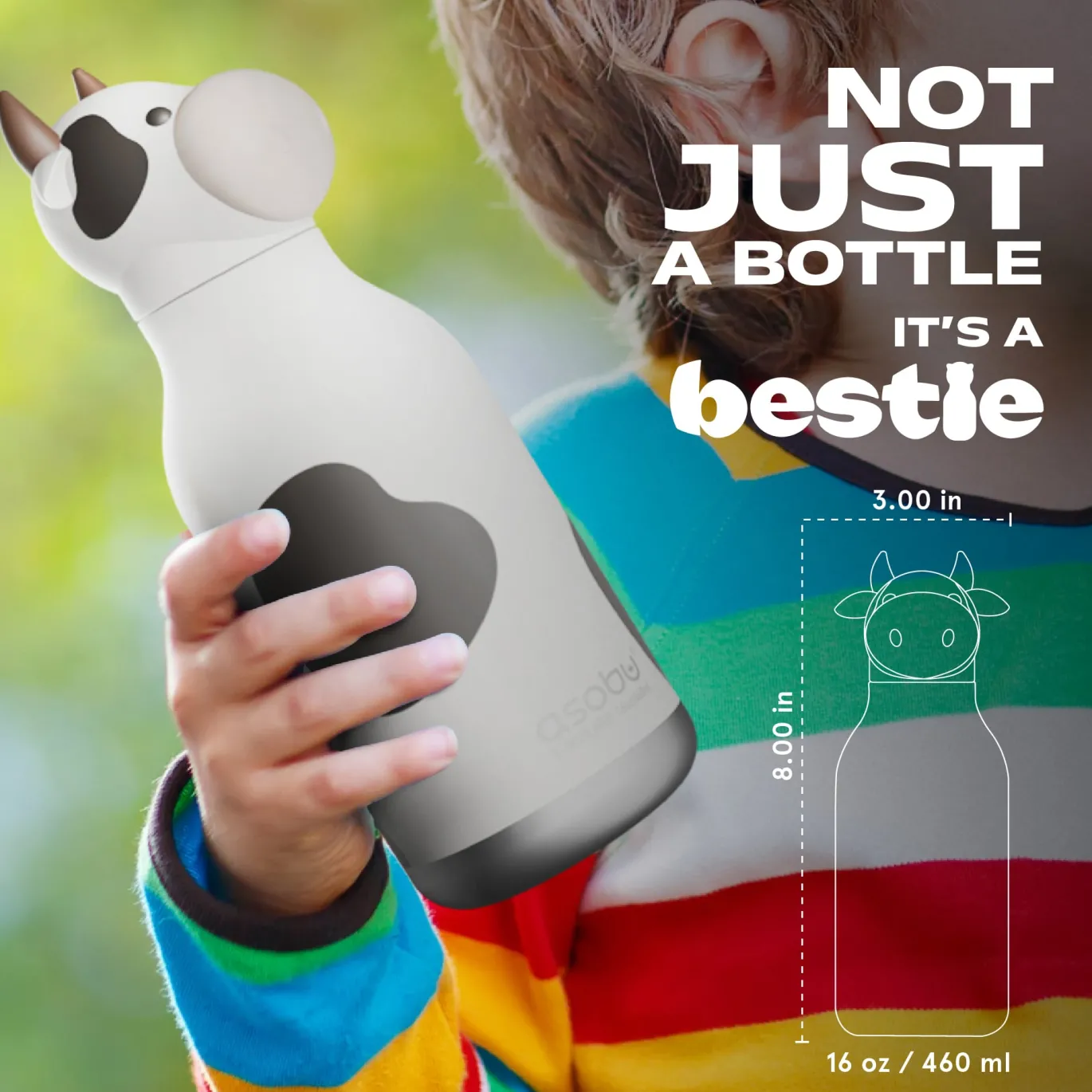 Bestie Trinkflasche Kuh