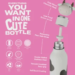Bestie Trinkflasche Kuh