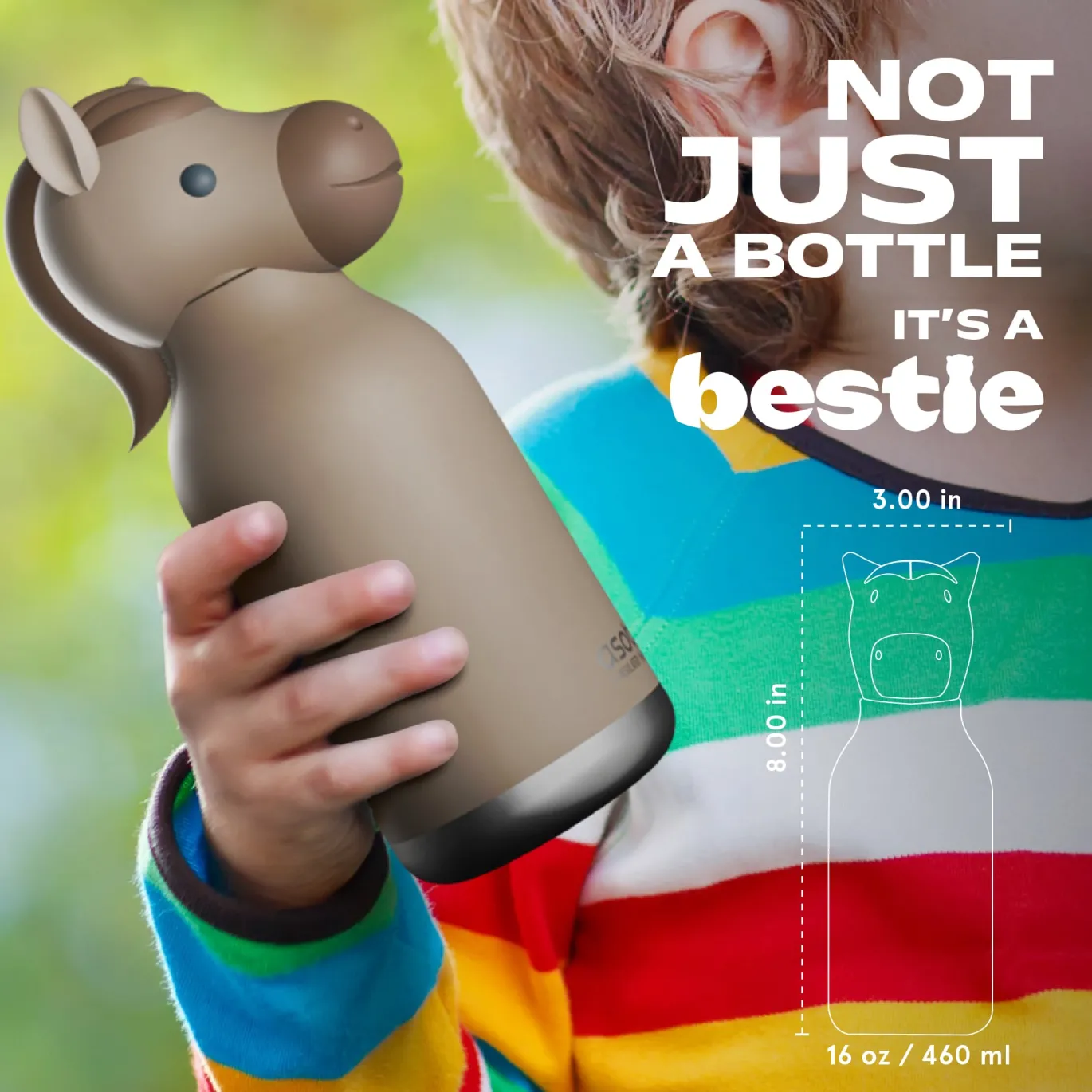 Bestie Trinkflasche Pferd