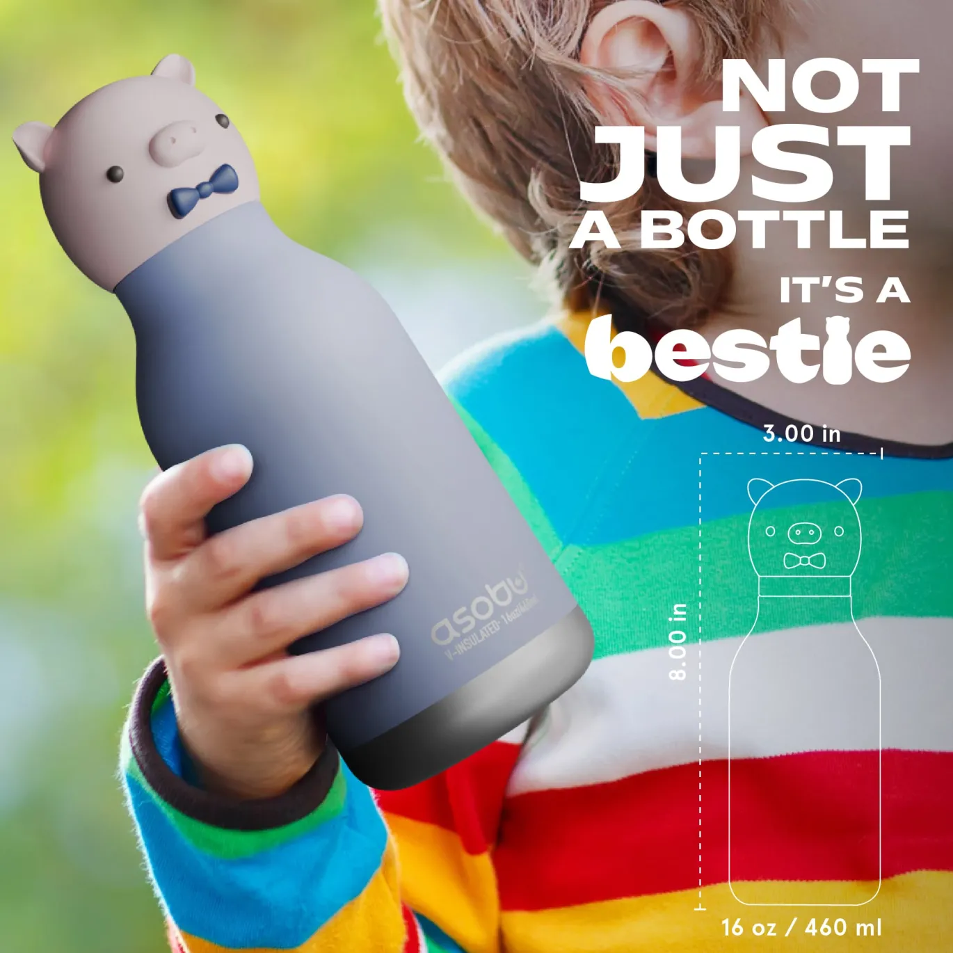 Bestie Trinkflasche Schwein