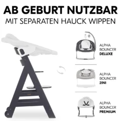 Beta+ Dark Grey mit Sitzauflage