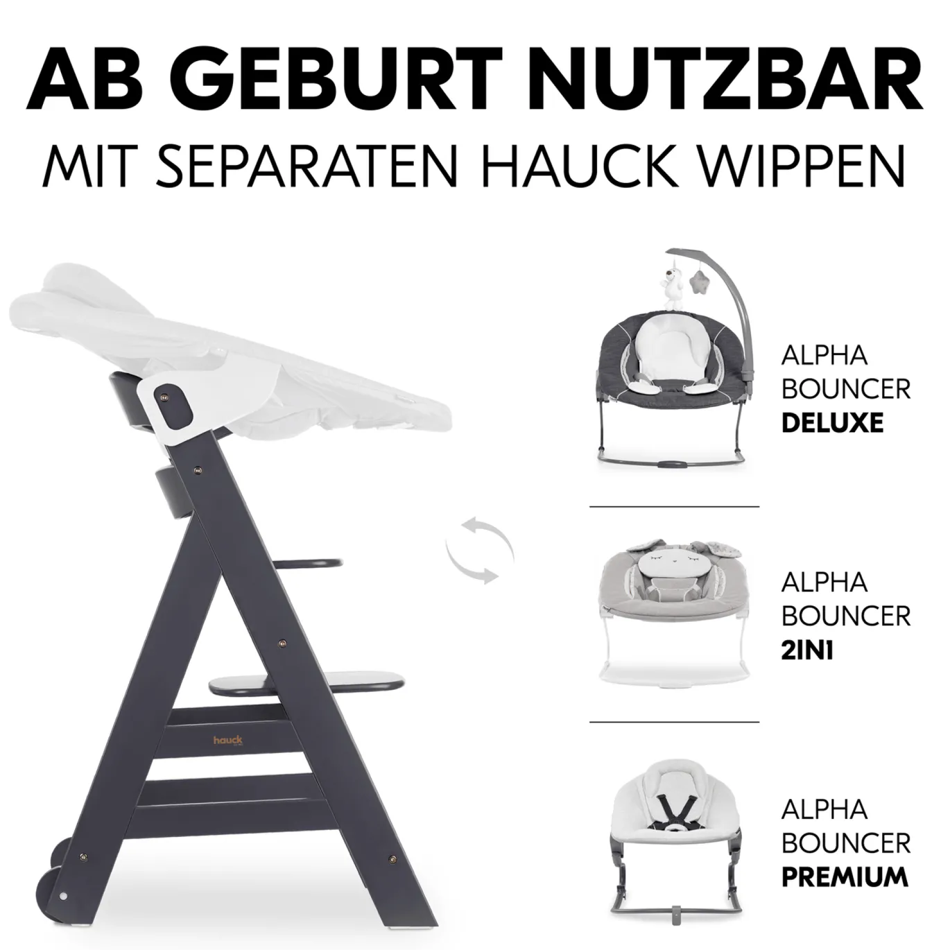 Beta+ Dark Grey mit Sitzauflage