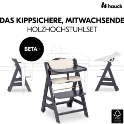 Beta+ Dark Grey mit Sitzauflage