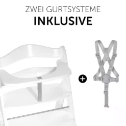 Beta Newborn Set - White Melange Charcoal