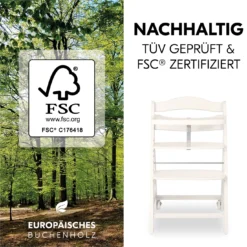 Beta+ White mit Sitzauflage Anthrazit