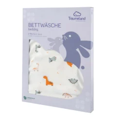 Bettwäsche Dinolino 80x80 cm