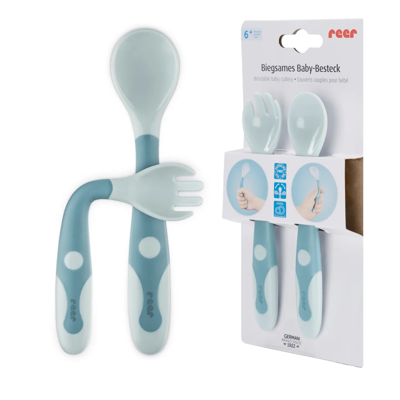 Biegsames Baby-Besteck