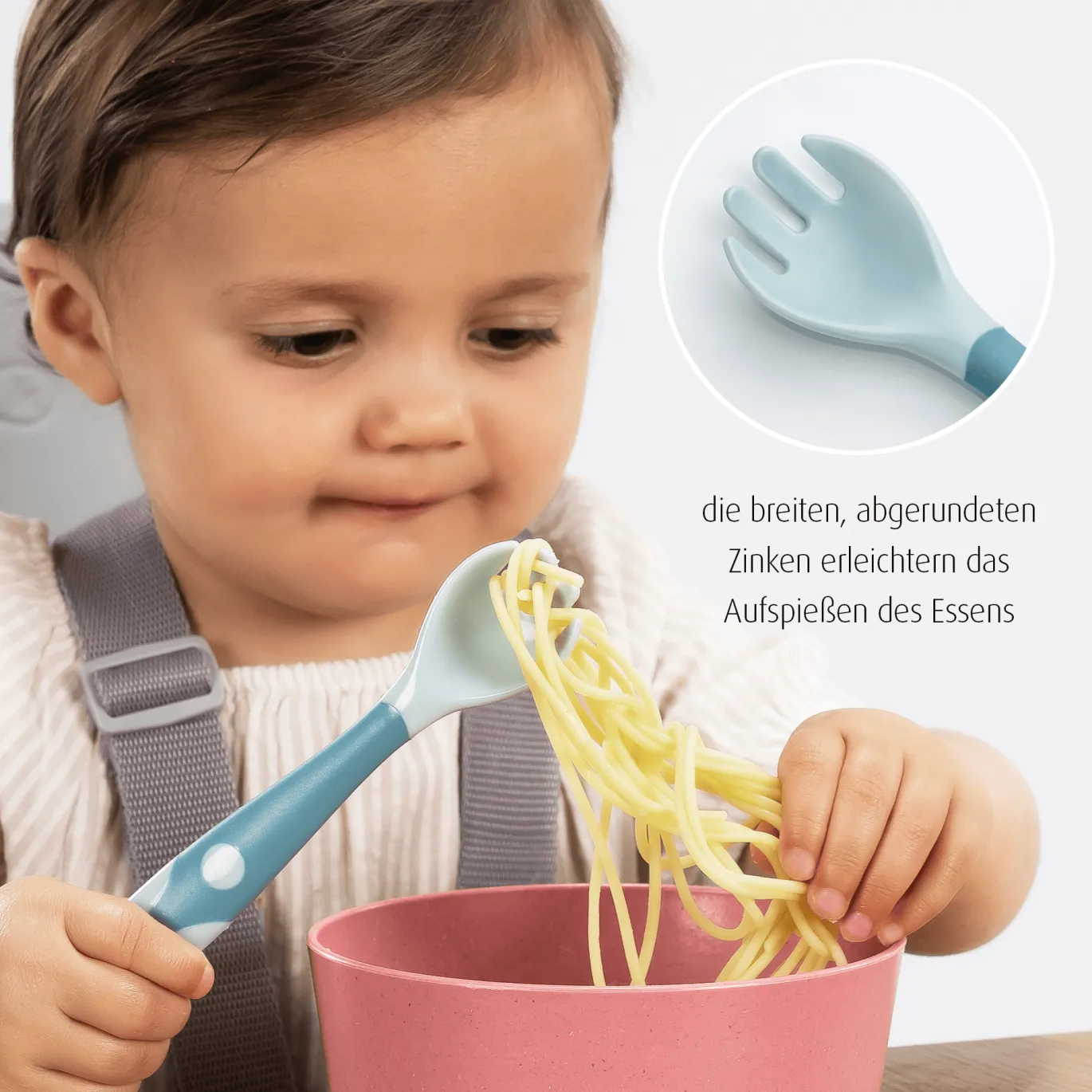 Biegsames Baby-Besteck