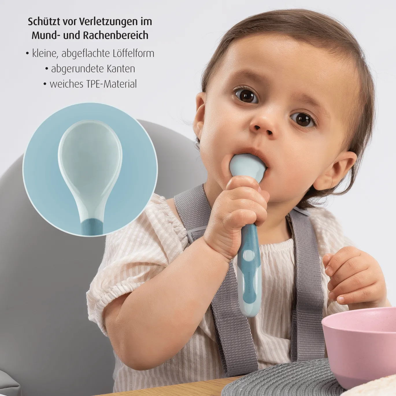 Biegsames Baby-Besteck