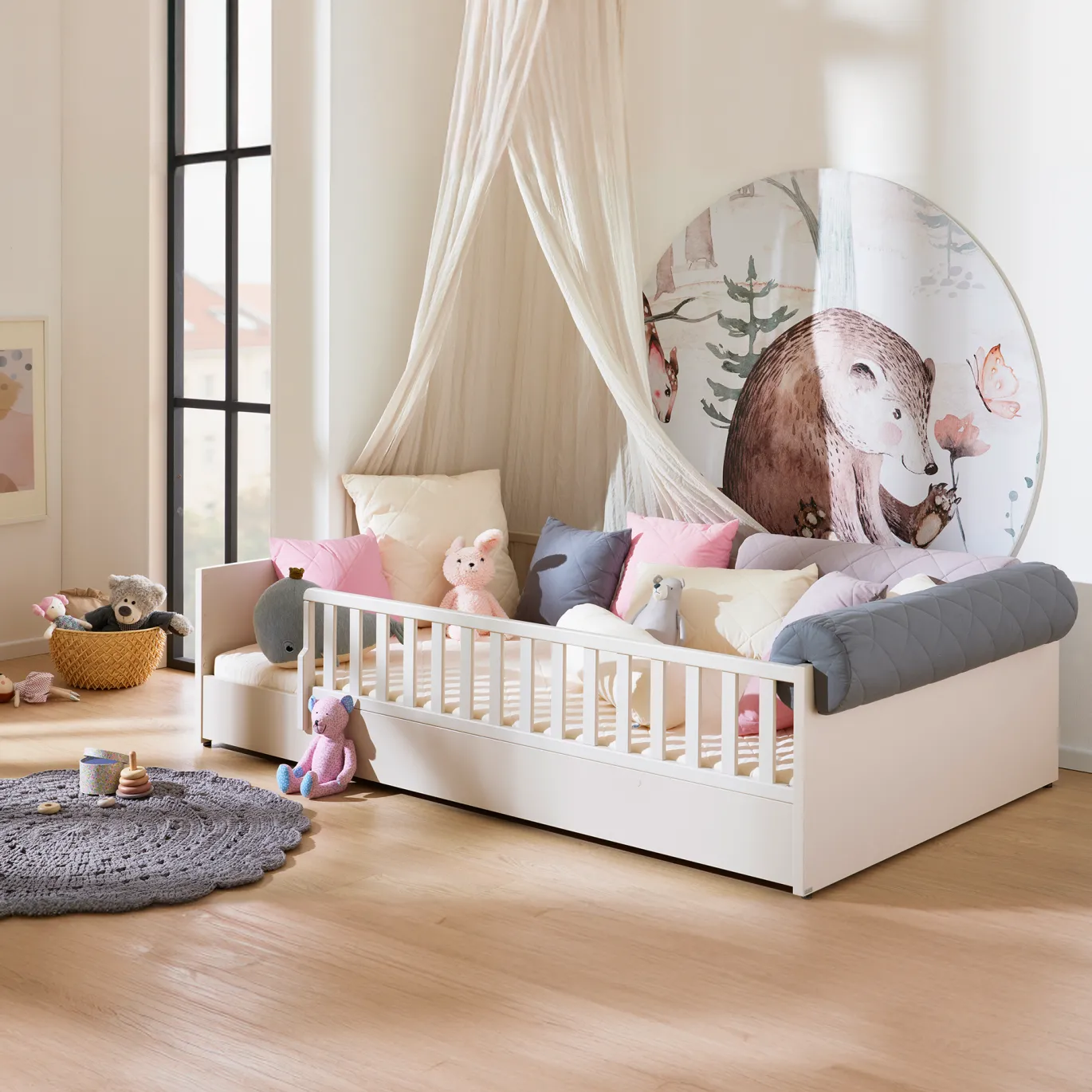 Bodenbett Little Flo 90 x 200 cm