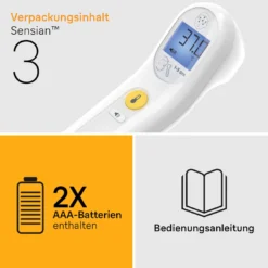 Braun Sensian 3 Berührungsloses Stirnthermometer