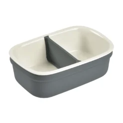 Brotdose aus Keramik Mineral/ Terracotta