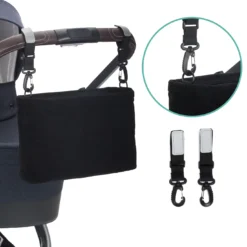 Buggy-Tasche Cordy Schwarz