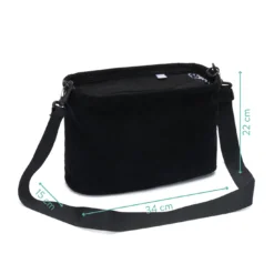 Buggy-Tasche Cordy Schwarz