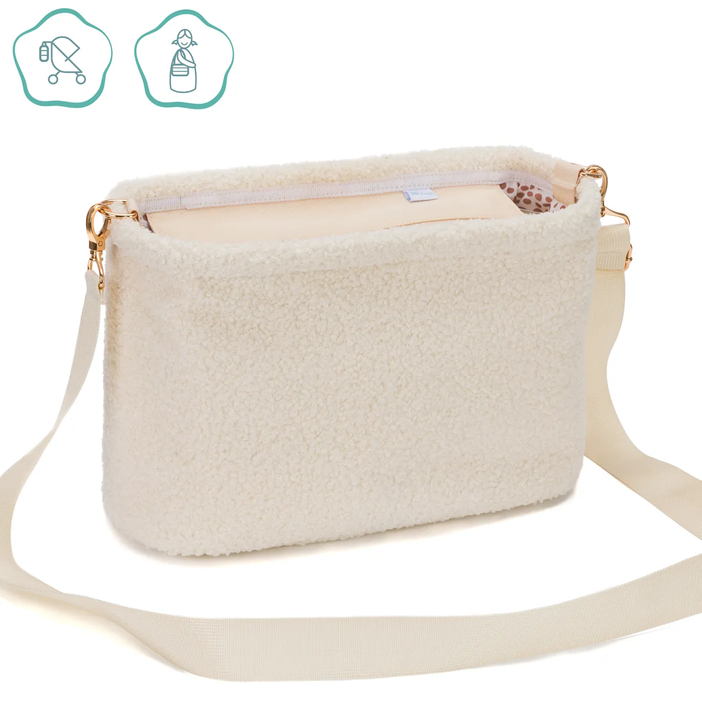 Buggy-Tasche Teddy Beige