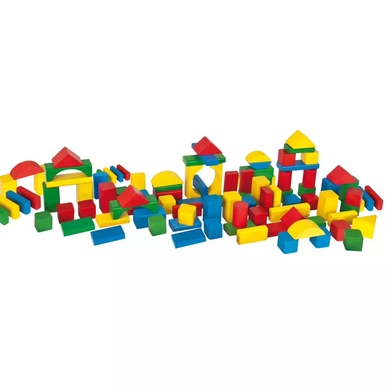 Bunte Holzbausteine