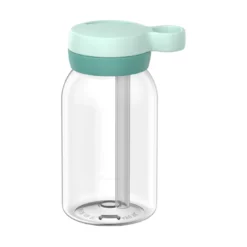 Campus Trinkflasche mit Trinkhalm 450 ml - Cool mint
