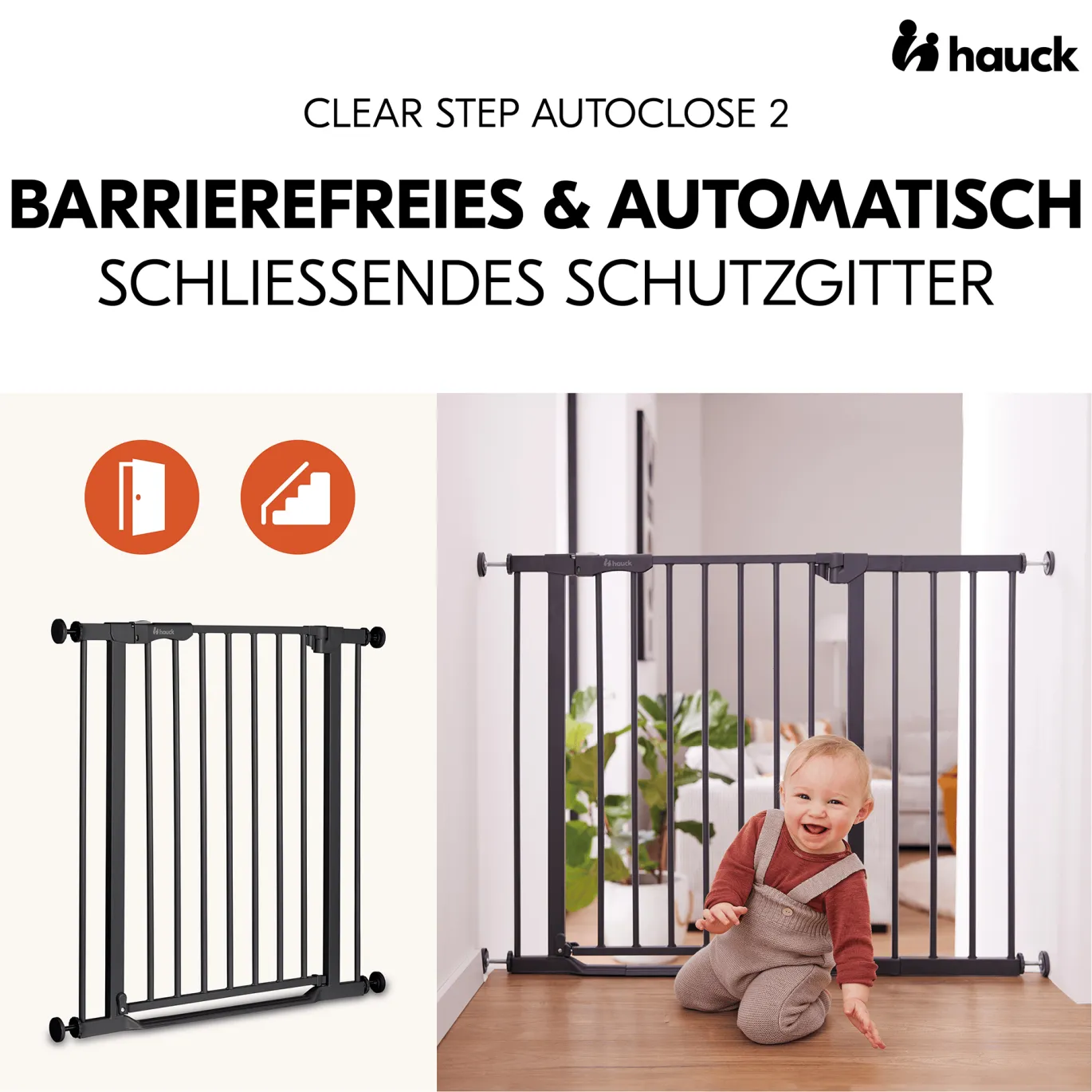 Clear Step Autoclose 2 Black 75-80 cm