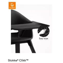 Clikk™ Hochstuhl Black Natural