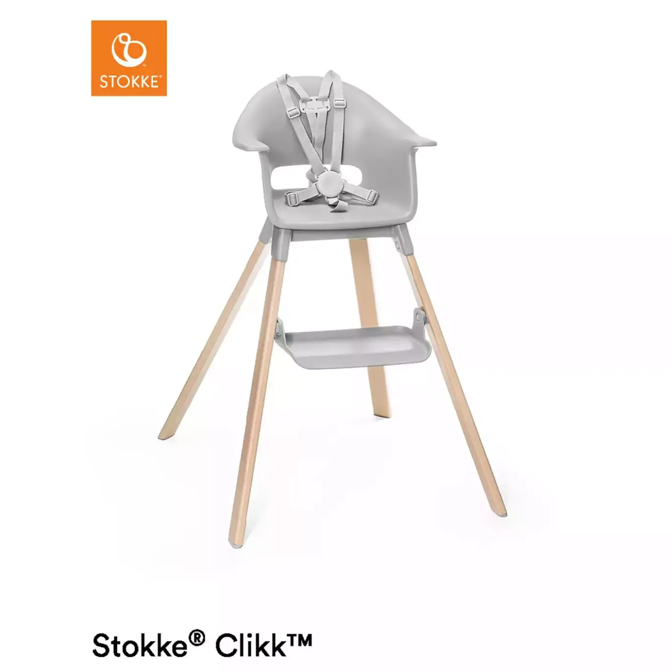 Clikk™ Hochstuhl Cloud Grey