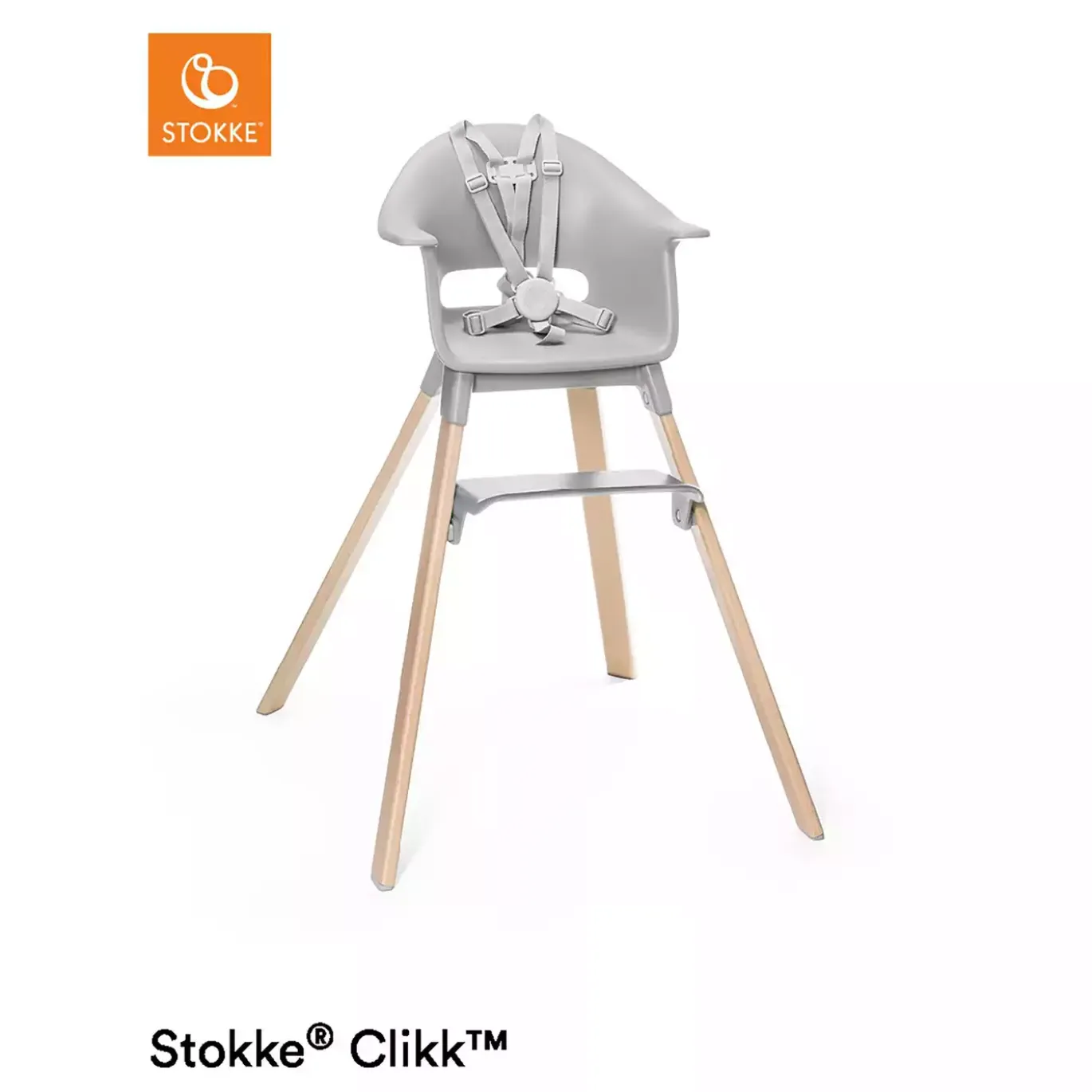 Clikk™ Hochstuhl Cloud Grey